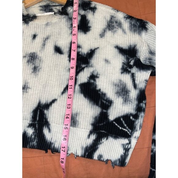 PISTOLA Eva Tie-Dye  Cropped Crewneck Sweater Womens XS - Picture 7 of 10